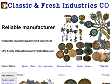 Tablet Screenshot of classicandfresh.com